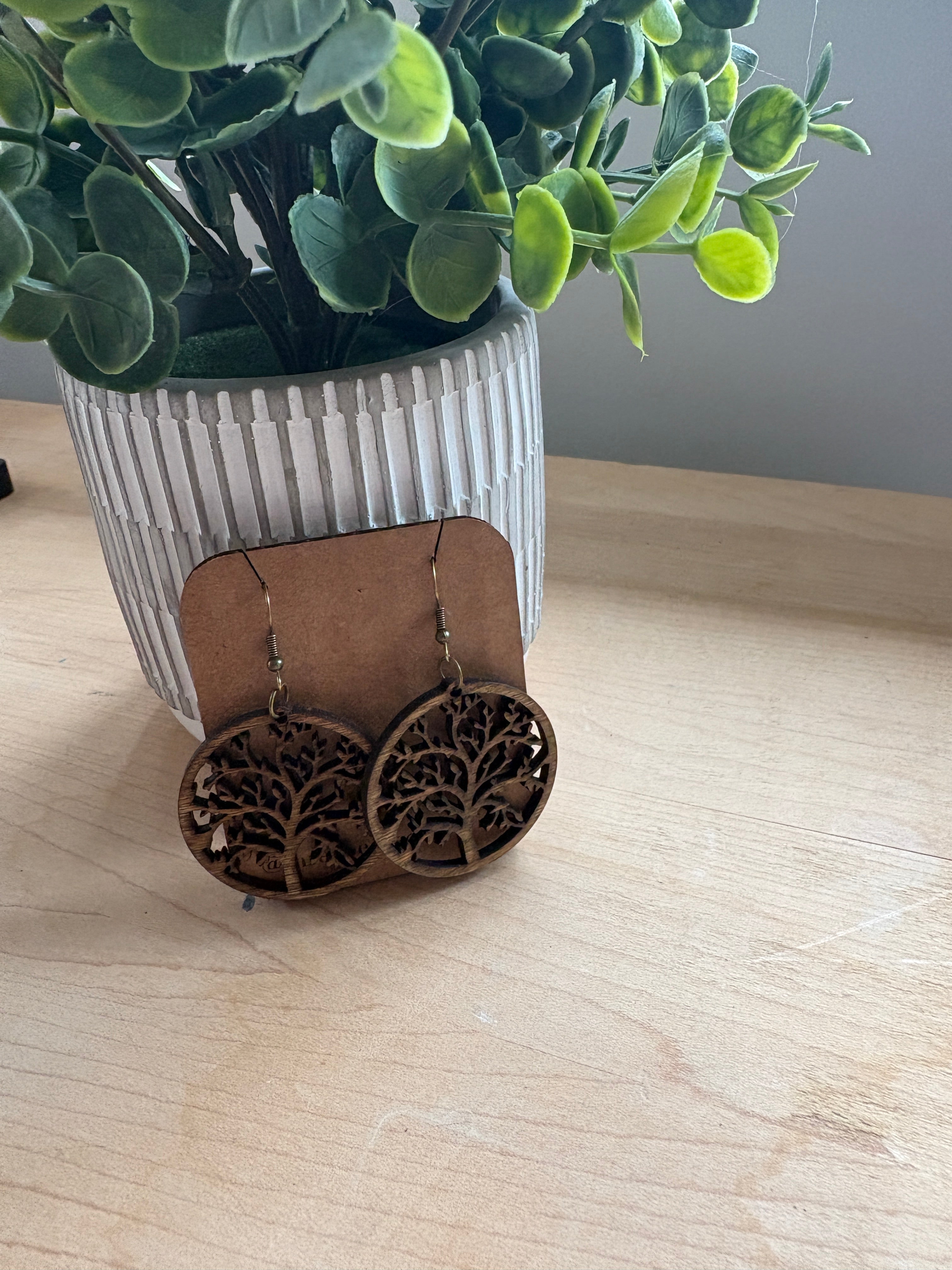 Laser-Cut Earrings