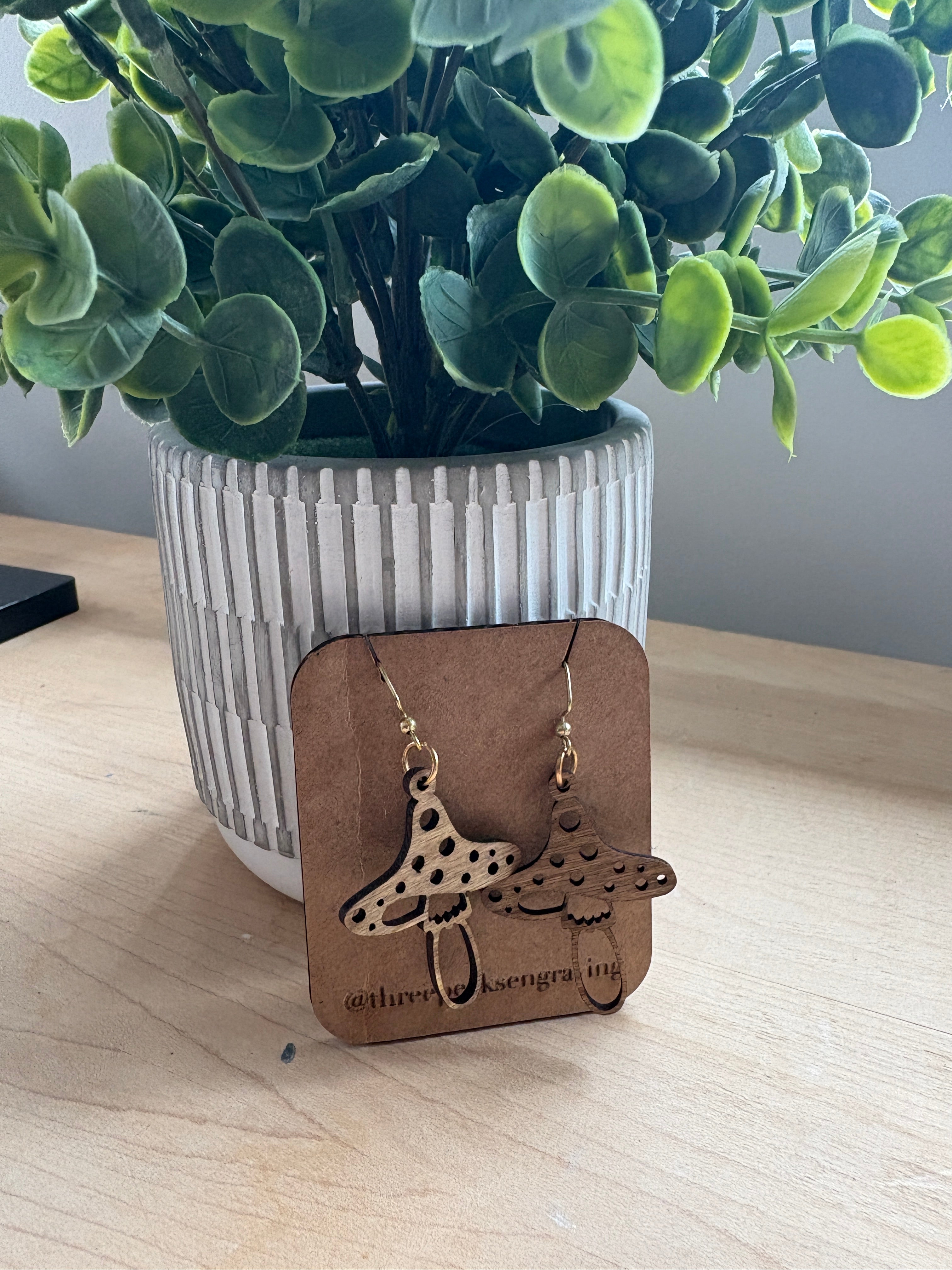 Laser-Cut Earrings