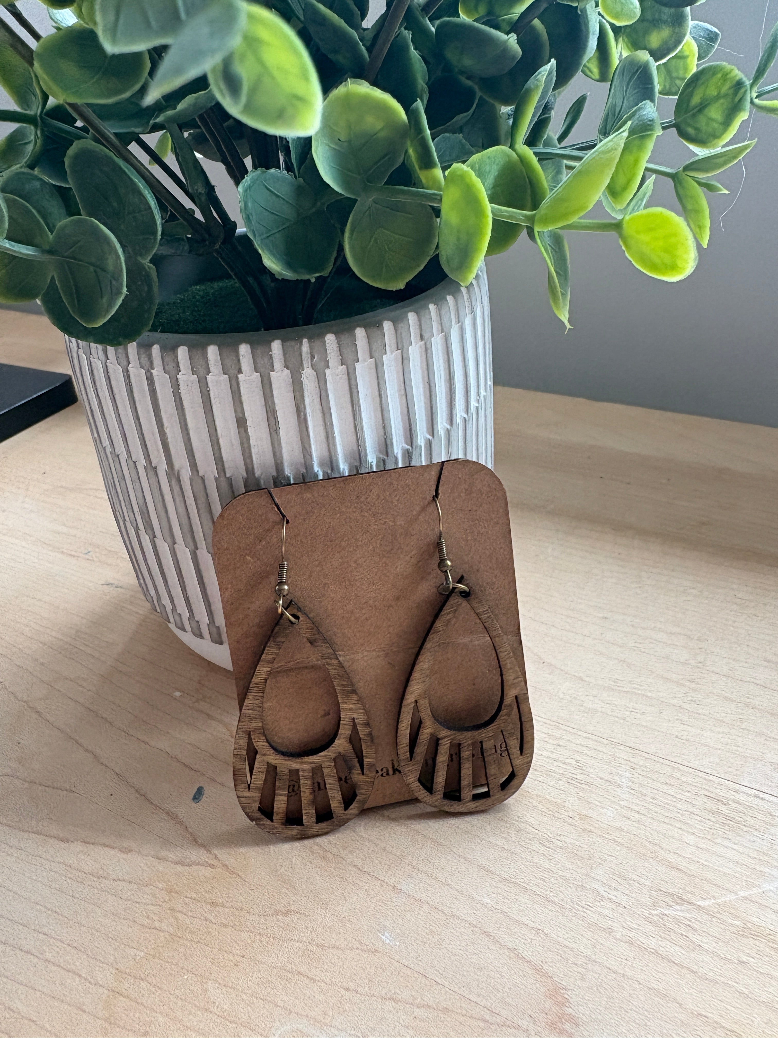 Laser-Cut Earrings